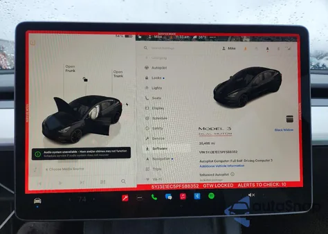 2023 Tesla Model 3 z USA, uszkodzony, nr VIN 5YJ3E1EC5PF588352